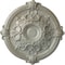 Ekena Millwork Hamilton Ceiling Medallion (Fits Canopies up to 3 3/4"), Hnd-Painted Flash Gold, 17 3/8"OD x 1 3/4"P CM17HAFLS - alternate 1